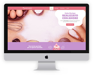 Website design for My Dolci Creazioni Cake Design